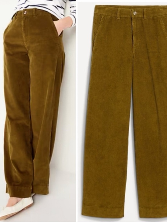 Old Navy Pants - Old Navy High Rise Wide Leg Corduroy Pants